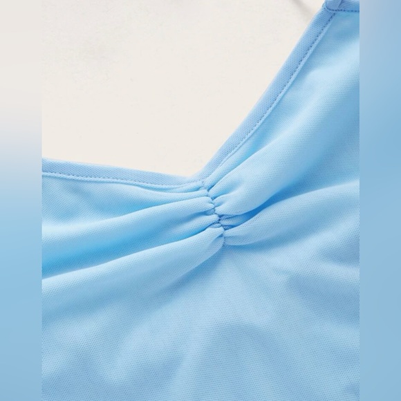 Baby blue Halter Top - Picture 3 of 5